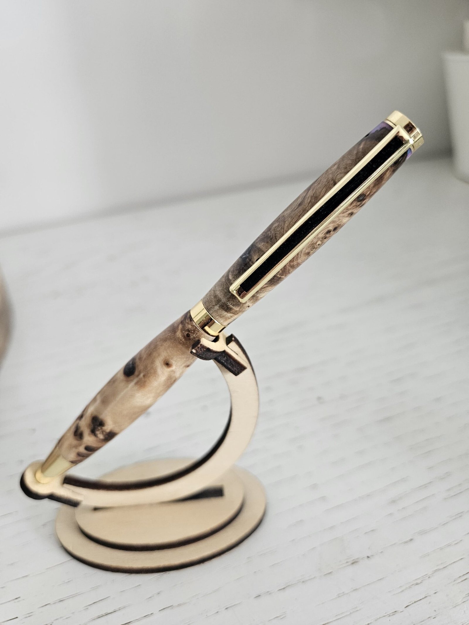 Stylo bille en loupe de marronnier – Image 4