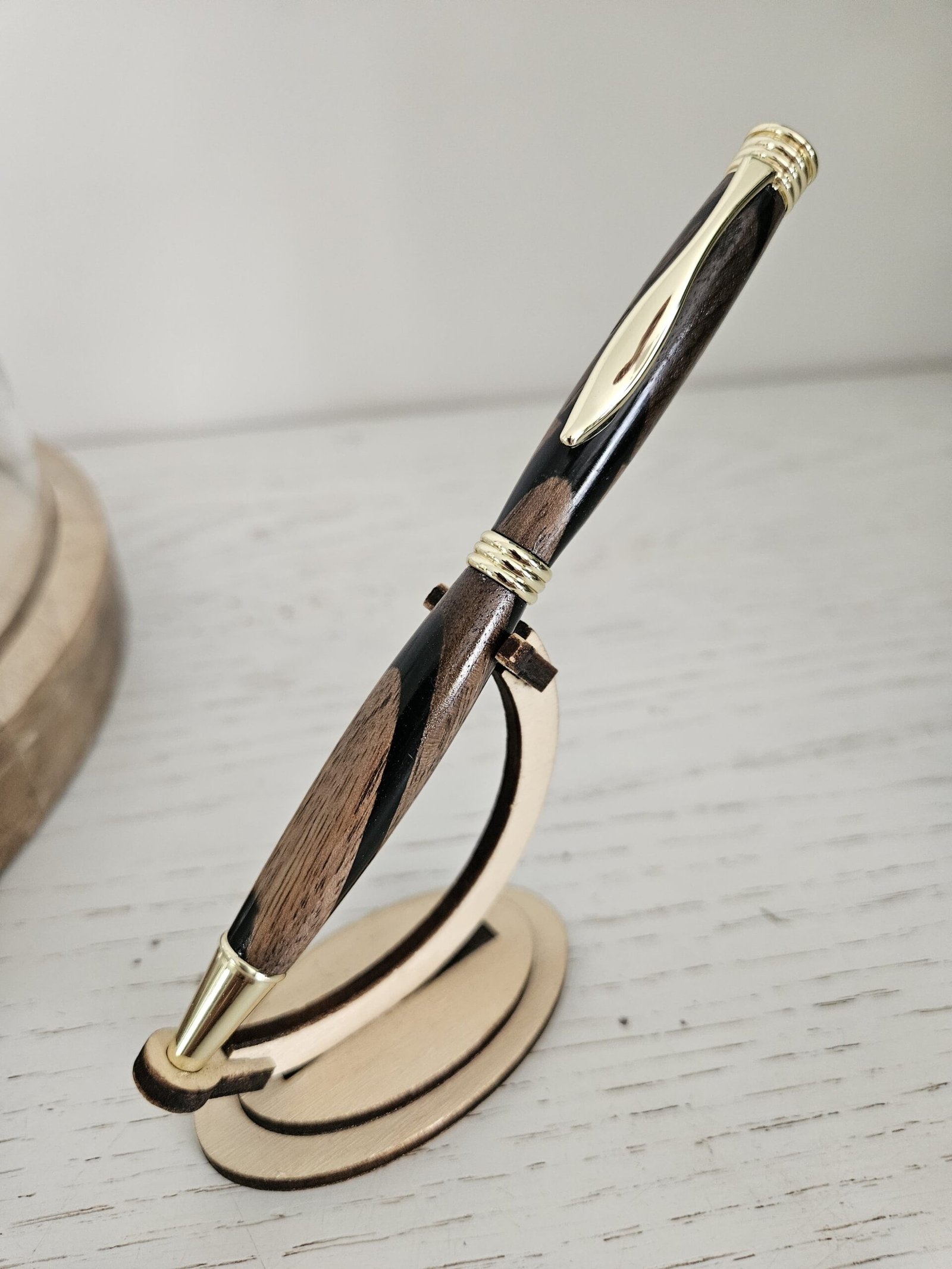 Stylo bille bois et résine – Image 4