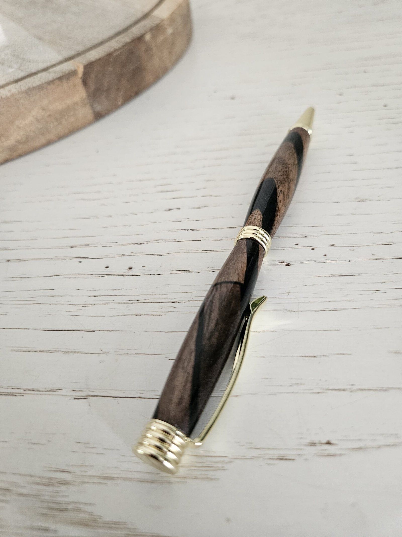 Stylo bille bois et résine – Image 3