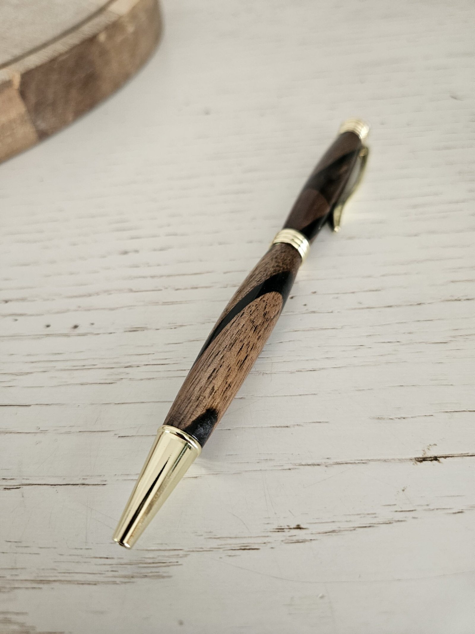 Stylo bille bois et résine – Image 2